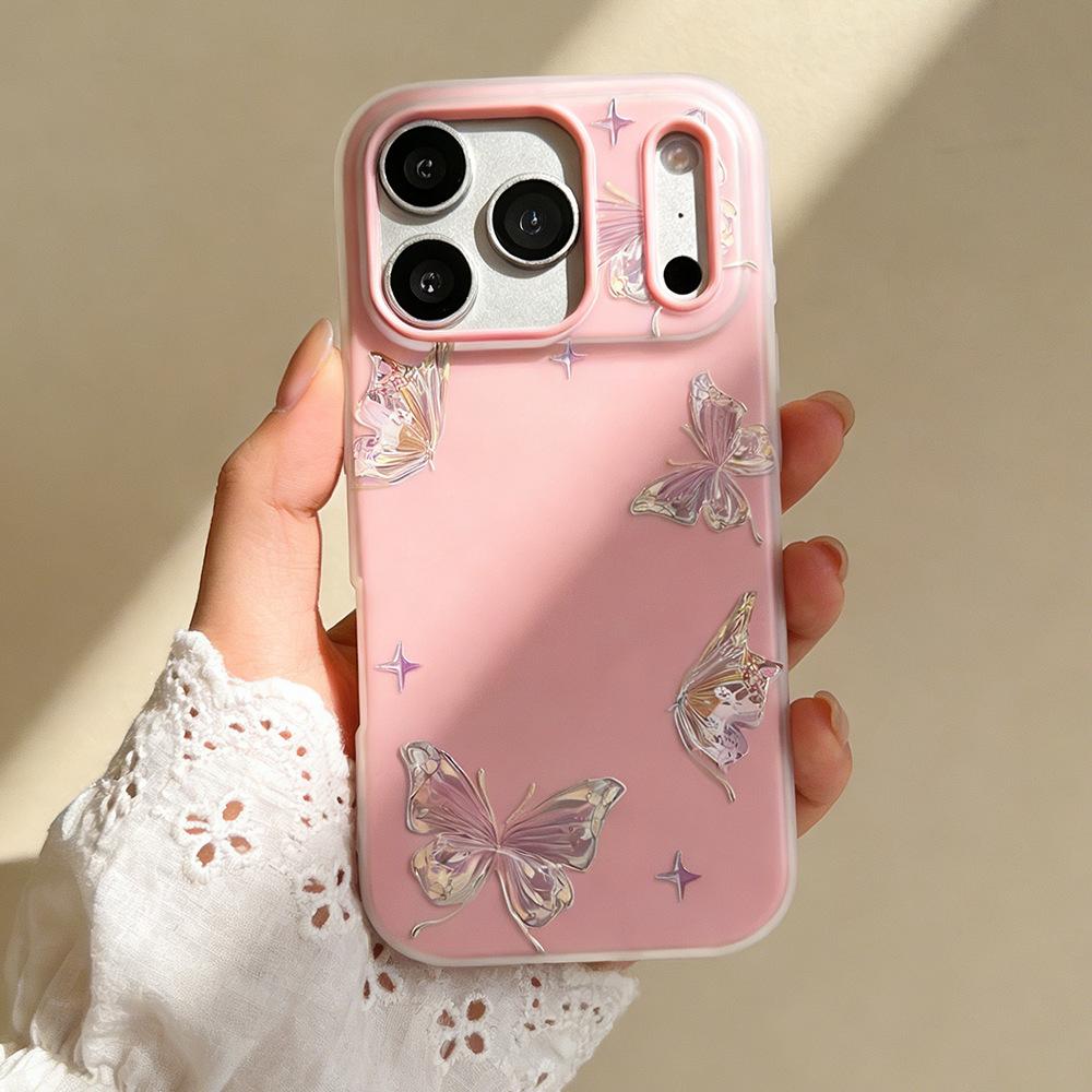 Dream butterfly matte mobile phone case is suitable for Apple Huawei vivo Xiaomi oppo Honor 16 anti-drop iPhone17.