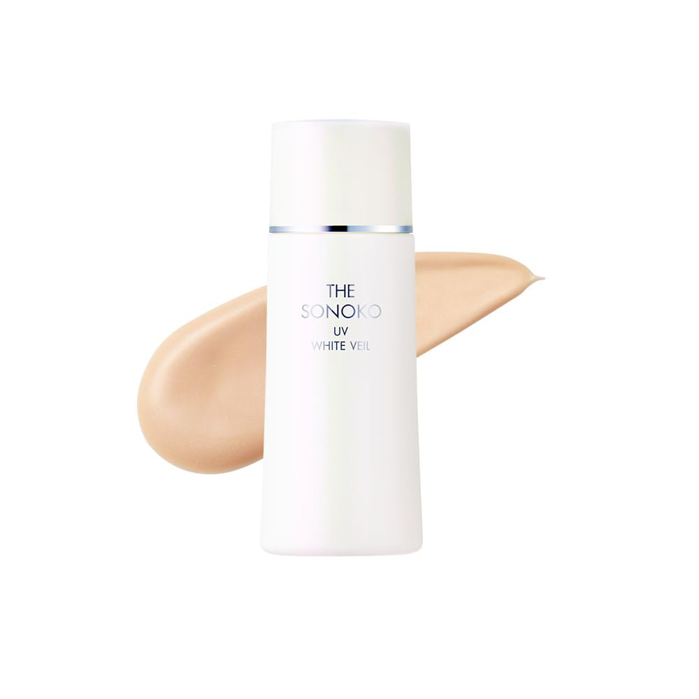 SONOKO UV White Veil 30g Medicinal Whitening Primer SPF40 PA+++ Makeup Base Sunscreen Moisturizing Skin Roughness Prevention Color Correction Keep