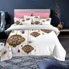Ramadan Duvet Cover King Queen Religious Themed Quilt Cover Muslim Believer Polyester Bedding Set Pillowcases Brownish Yellow