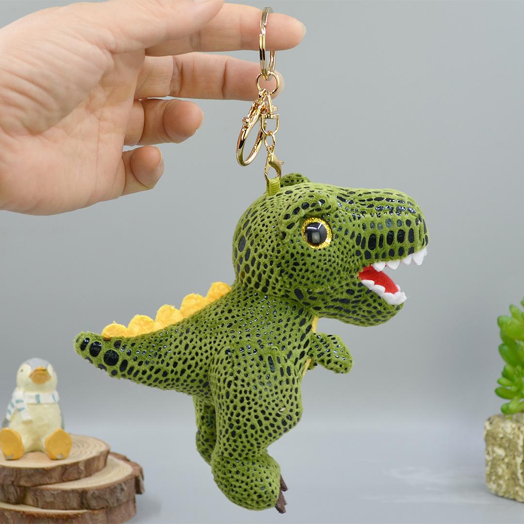 

1Pc Cartoon Big Eye Dinosaur Doll Keychain Funny Cute Keychain Car Key Charm Backpack Decoration Charms Kids Birthday Small Gift