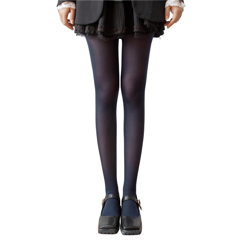 New Spring Women's 80D Denier Velvet Opaque Tights Ladies Colorful Tights Stretch Pantyhose Dressing Dopamine Colors