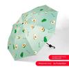 Automatic Umbrella Ins Style Men's and Women's Dual-Use Black Glue Sun Umbrella Sun Protection UV Protection Folding Sun Umbrella