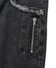 LIBERE Denim Biker Baggy Pants / Black