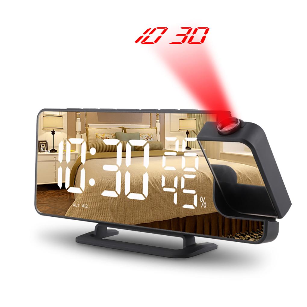LED Smart Alarm Multifunctional USB Output Temperature Meter Clock