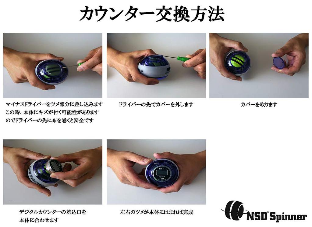 NSD Spinner Power Spinner Digital Counter Official Japanese Product SM-03, (Counter Only)