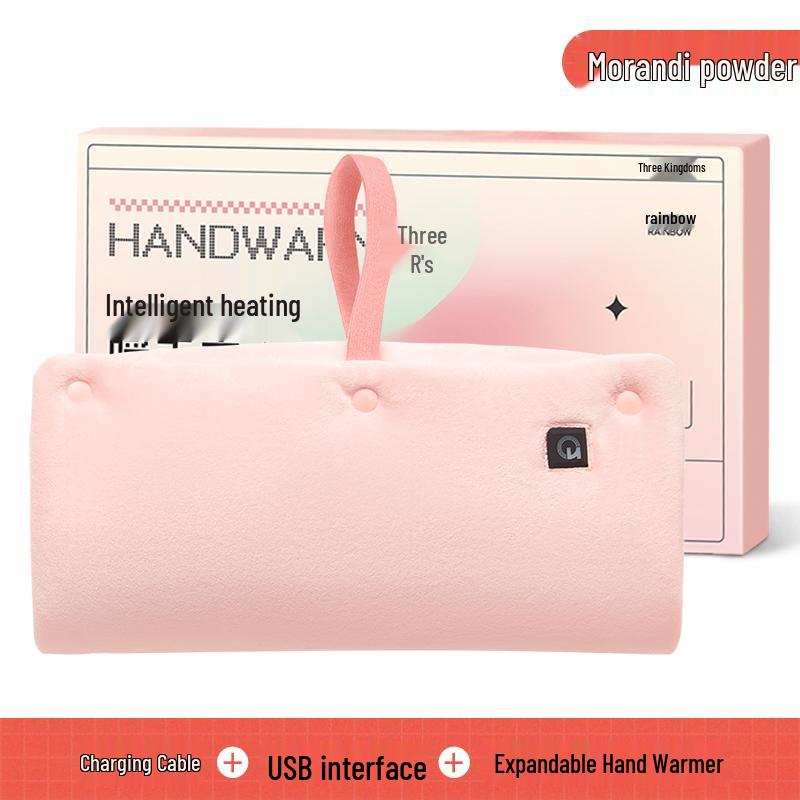 Rainbow Electric Heating Hand Warmer & Hot Water Bottle - Portable and Explosion-Proof