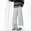 Wassup Sohot Men's Fleece-Lined Straight-Leg Sweatpants