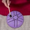 3 Inches 6 Notes Rain Drum for Outside Rain Drum Instrument Mini Handpan Drum Outdoor Rain Drum for Yoga Meditation Unique Gift