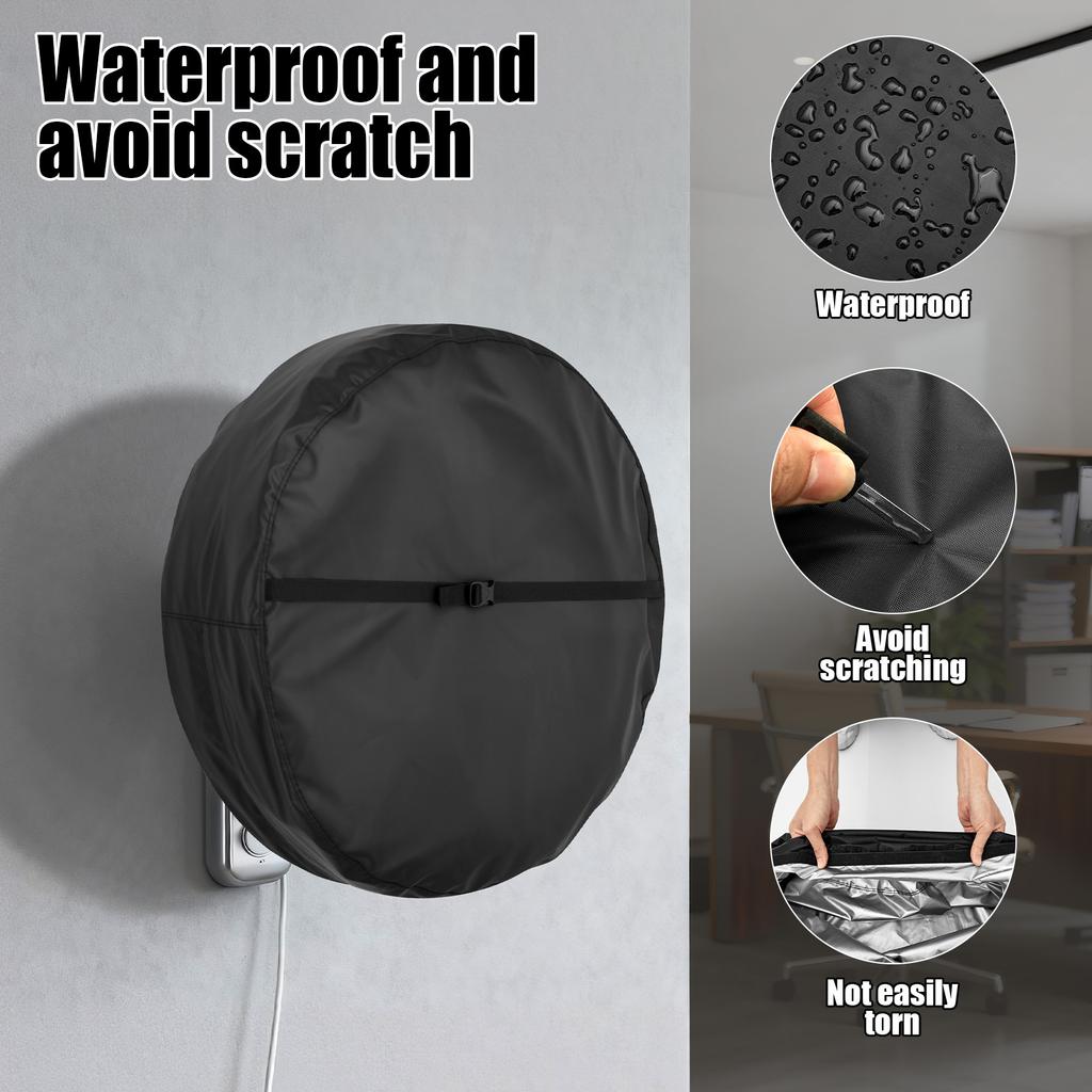 Fan Protection Cover Oxford Cloth Waterproof Dustproof Fan Cover with Storage Bag Outdoor UV Protection Industrial Fan Cover