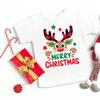 Frohe Weihnachten Hirsch Aufdruck Kinderkleidung Baby Jungen Mädchen Kurzarm T-Shirt Kinder Grafik T-Shirt Weihnachten Feiertag Weihnachtshemd