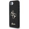 Etui do iPhone 16e Guess Fixed Glitter Czarny