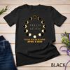 Total Solar Eclipse 2024 Phases T-Shirt April 8th T-Shirt Unisex T-shirt
