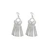 Seaside Vacation Retro Ethnic Style Handmade Fringed Earrings Femininity Yunnan Miao Versatile Long Earrings