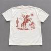 Vintage Cowboy Wüstenszene T-Shirt, Western Rodeo Grafik-T-Shirt, Streetwear T-Shirt