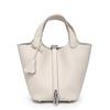 [New] High-quality First-layer Cowhide Niche Vegetable Basket Handbag Female, Genuine Leather Large-capacity High-end Bucket Bag