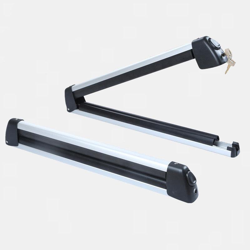 2PCS-Pack Ski and Snowboard Roof Rack Car Rack Carrier Ski Car Rack Snowboard Roof Carrier Aluminum Alloy Ski Roof Carrier