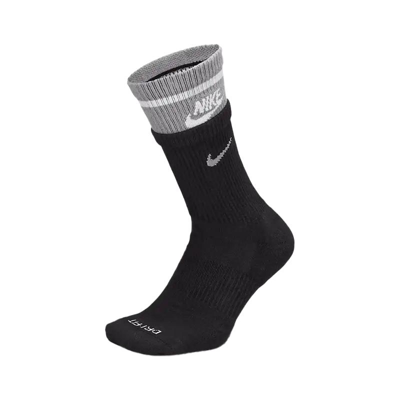 Nike Crew Socks Unisex 1 Pack Black FN3148-001 26-28