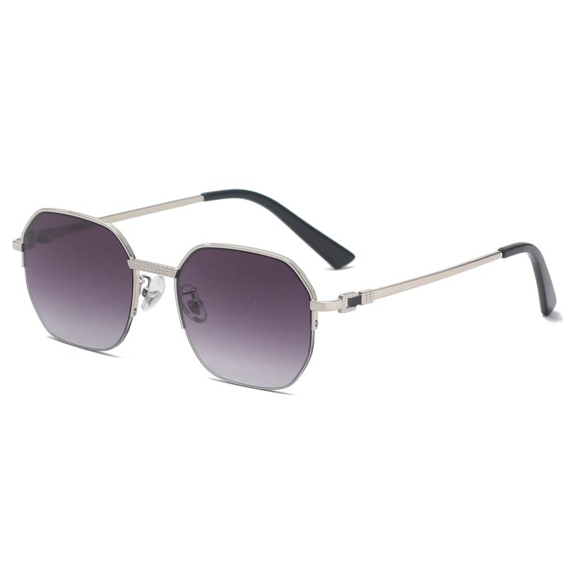 HBK 2022 Luxury Sunglasses Custom Designer Small Rectangle Sun Glasses 2022 Trendy Woman Rimless Sunglasses