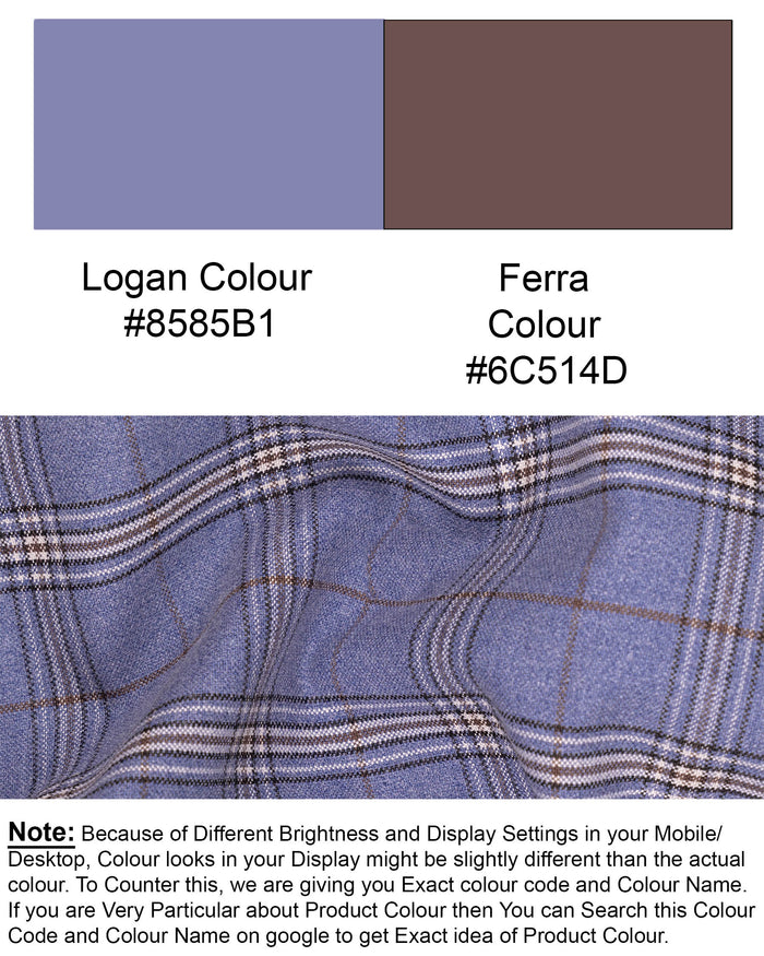 Logan Blue Super Fine Plaid Woolrich Blazer