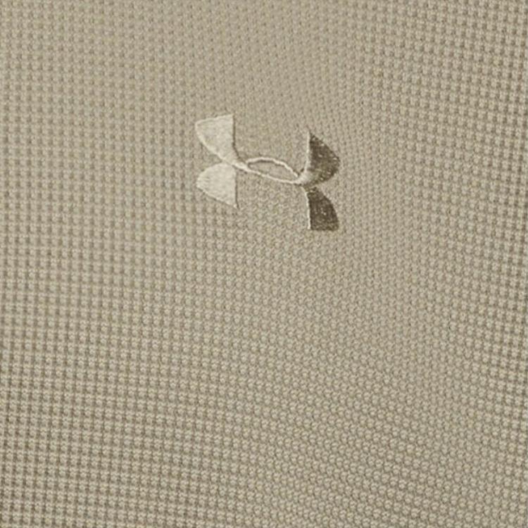 Under Armour Waffle Henley Logo Drop Shoulder Short Sleeve T-Shirt Men T-Shirts Urban-Khaki 6007562-299
