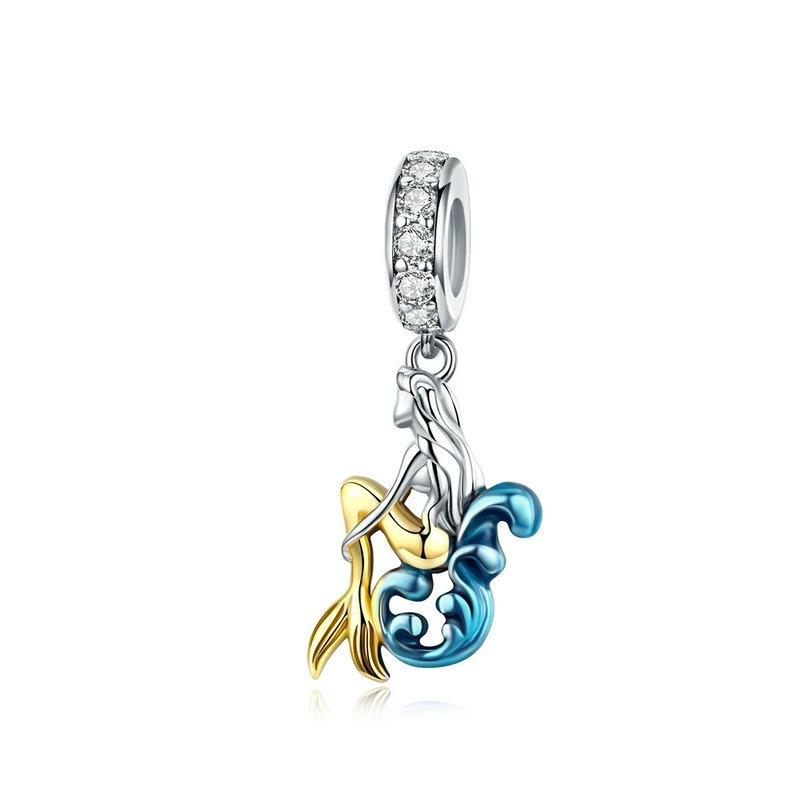 Ocean Charm S925 Sterling Silver Beads Fashion Diy Jewelry Silver Accessories