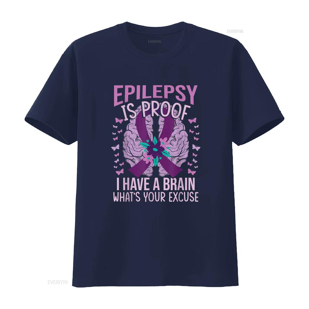 Epilepsy Awareness T Shirt vintage Washed Soft homme graphic Stretched Casual streetwear Versatile Slightly Stylish Unisex