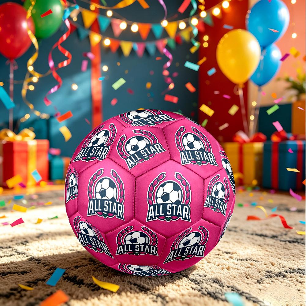 1pc All Star Soccer Size 5 Soccer Ball Professional Match Training Football Indoor &Outdoor Sports Ball Lightweight Durable c6563 Size 5