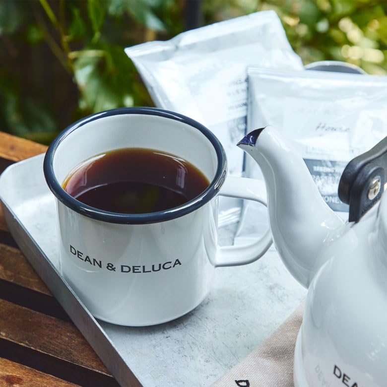DEAN DELUCA Emaille 280ml & Tasse, Weiß,