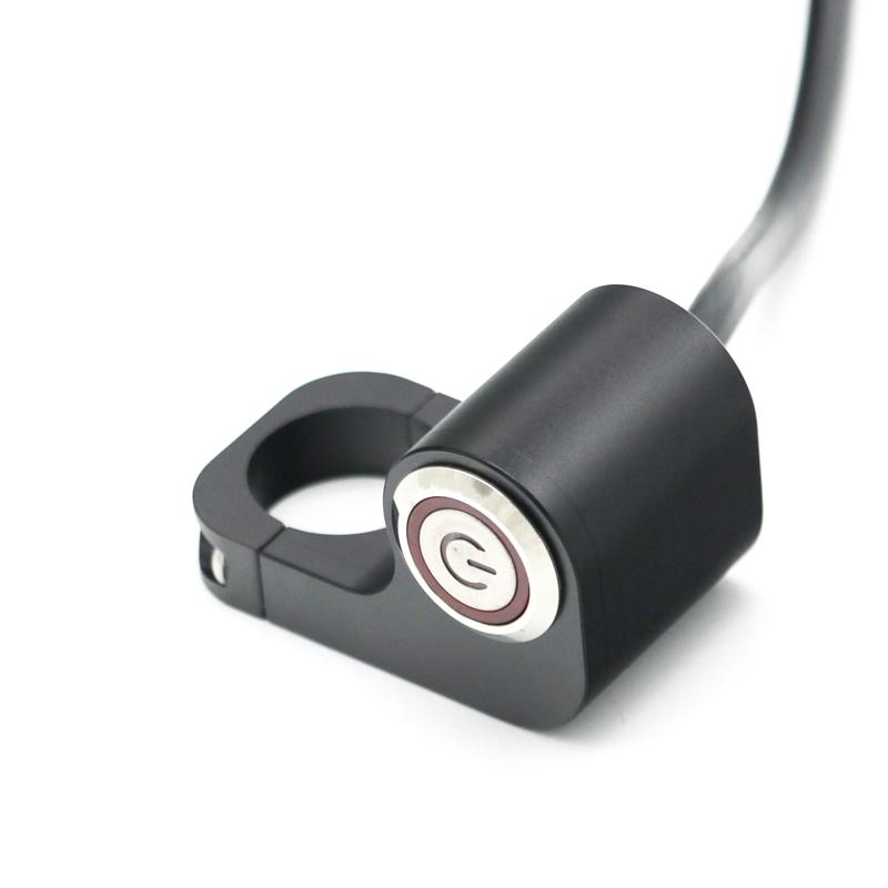 LMoDri 12v 16A Waterproof Motorcycle ATV 7/8inch Handlebar Button Switch Headlight Hazard Brake Fog Light ON Off