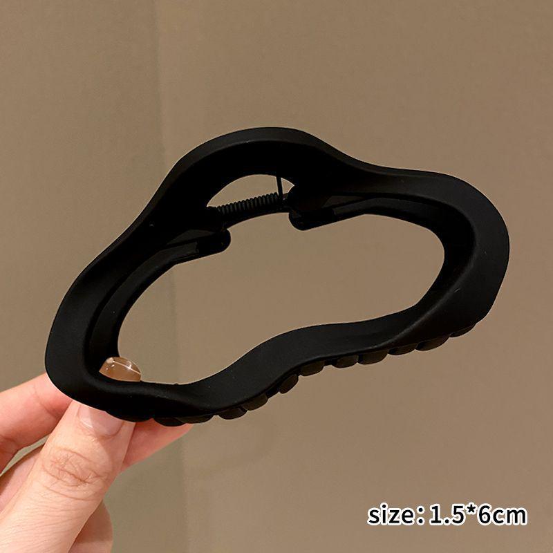 Elegant Matte Cloud Claw Hair Clip - Large Size Women's Shark Hairpin Headwear
