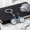 Vintage Fahrradschlüsselanhänger - Zinklegierung Mini-Fahrrad mit Tropfenmalerei, Künstlerisches Radfahrergeschenk für Schlüssel & Rucksäcke