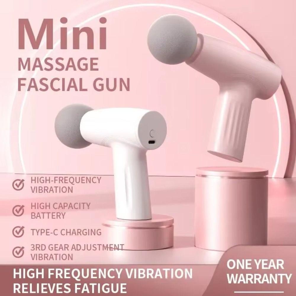 Soft Massage Head Mini Fascia Massager Handheld Muscle Massage Machine  Fitness Equipment