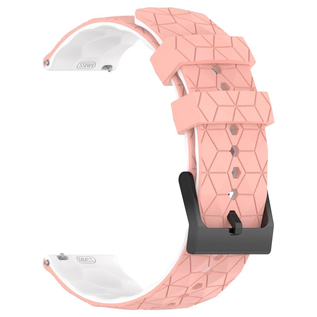 Football Pattern 22mm 20mm Silicone Strap for Garmin Forerunner 55 165 265 965 255 955/Venu 3 2 Band for Garmin Vivomove Trend