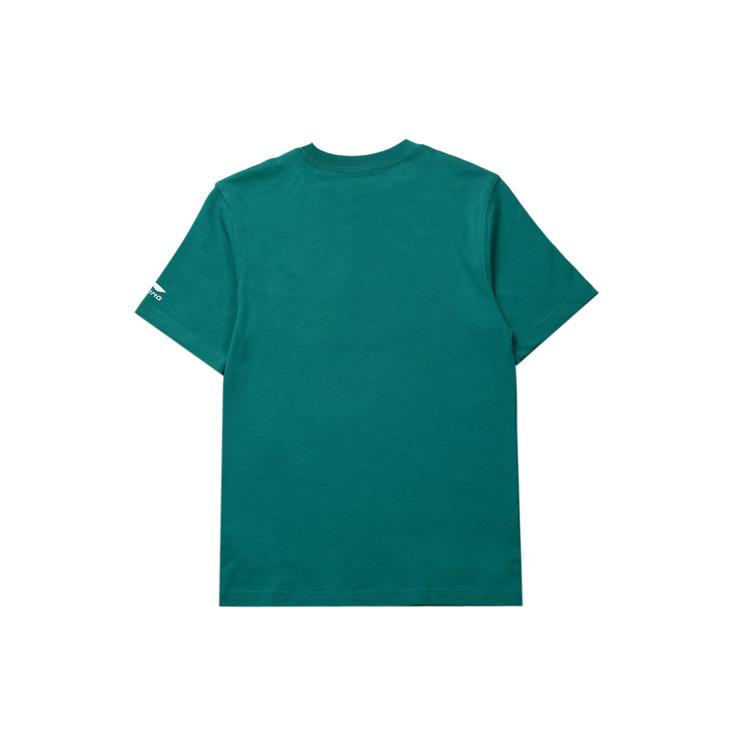 Li Ning Paris Fashion Week Collection T Shirts Men's Crew Neck Moderate Straight Fit AHSQ271-4
