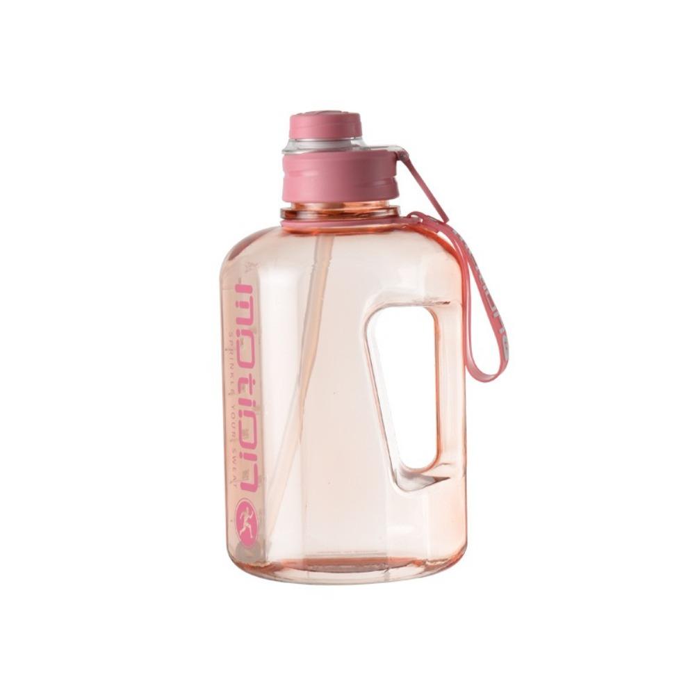

Portable PP Sports Water Bottle 2400 ML Large Capacity Fitness Kettle With Scale Anti-fall Design Sports Cup Riding