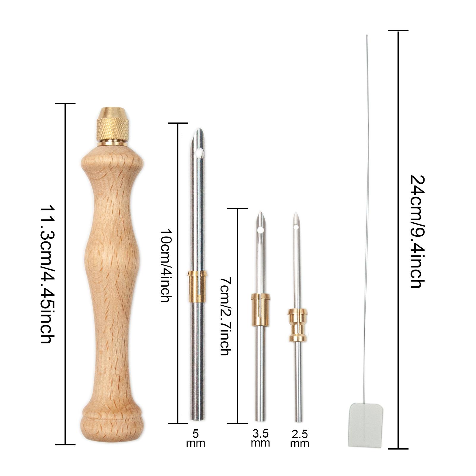 

Набор для вышивания пуансонной иглой, швейная вышивка, ручка-пуансон для вышивания, нитевдеватель для фелтинга, иглы для вышивания, ковер, DIY, ручная работа светло-желтого
