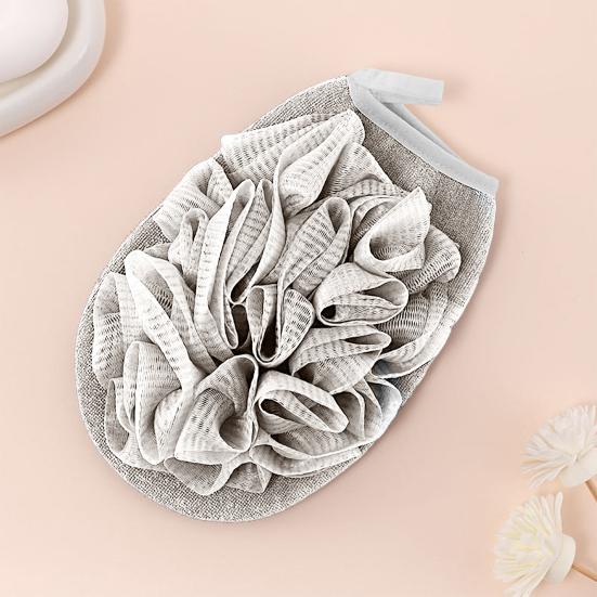 Éponge de bain Ultra douce, mousse rapide, fausse soie, gant de douche exfoliant Double face, Loofah pour la maison