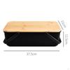 Bread Keeper for Bread, Bun, Bagel, Loaf Bakery Space Saving Cafes Box Navy