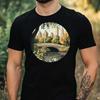 T-Shirt Herren Central Park Illustration Motiv Baumwolle Größe XS bis 5XL