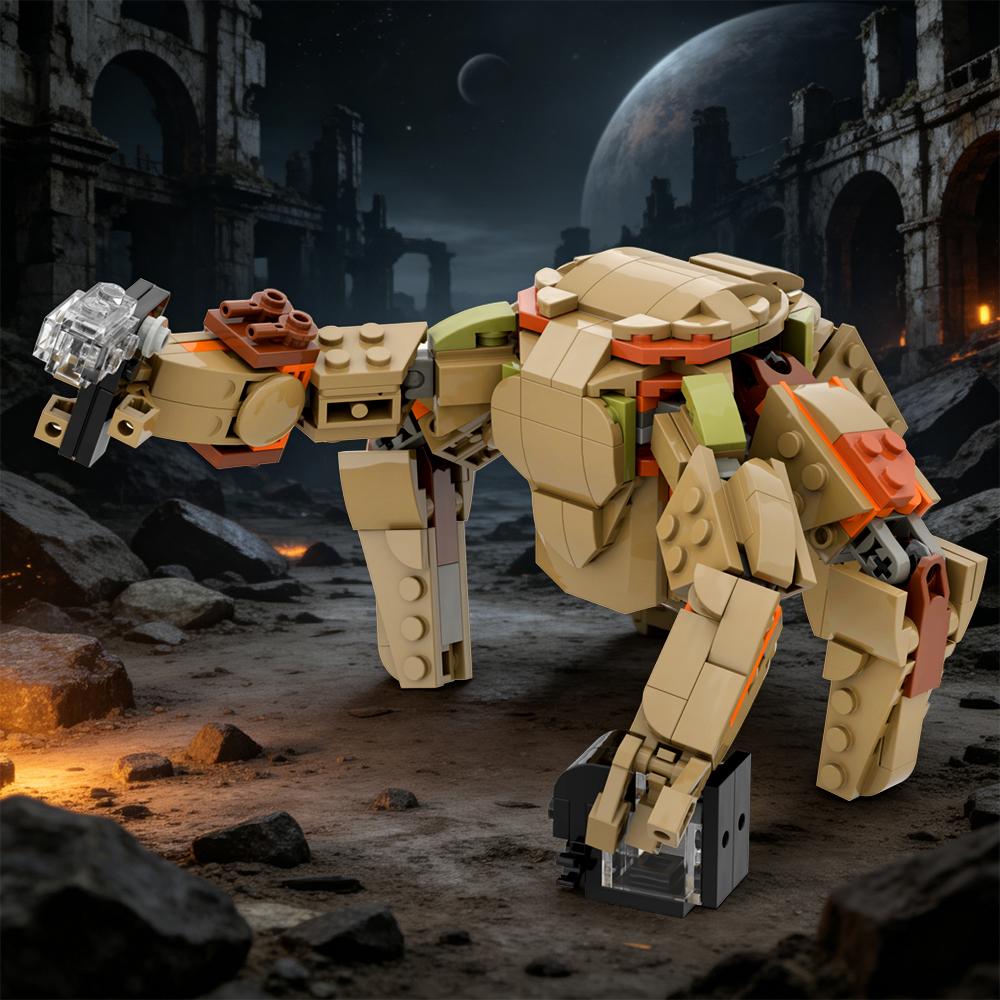 Popular Sci-Fi Movie Projects Hails&Mary Rocky Building Blocks Set,Sci-Fi joint-actuated spider figurine - Fan collection model