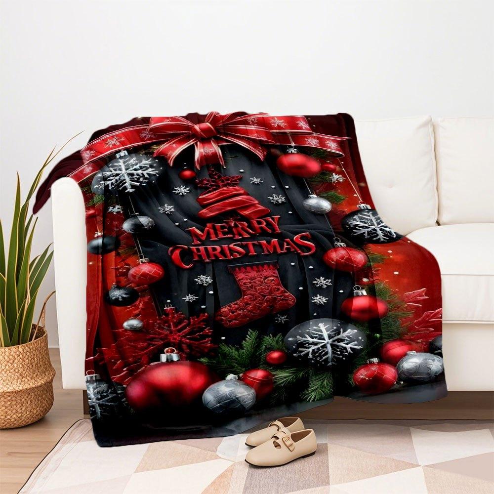 Blanket Flannel Throw Blanket for Sofa, Bed, Travel, Camping, Office