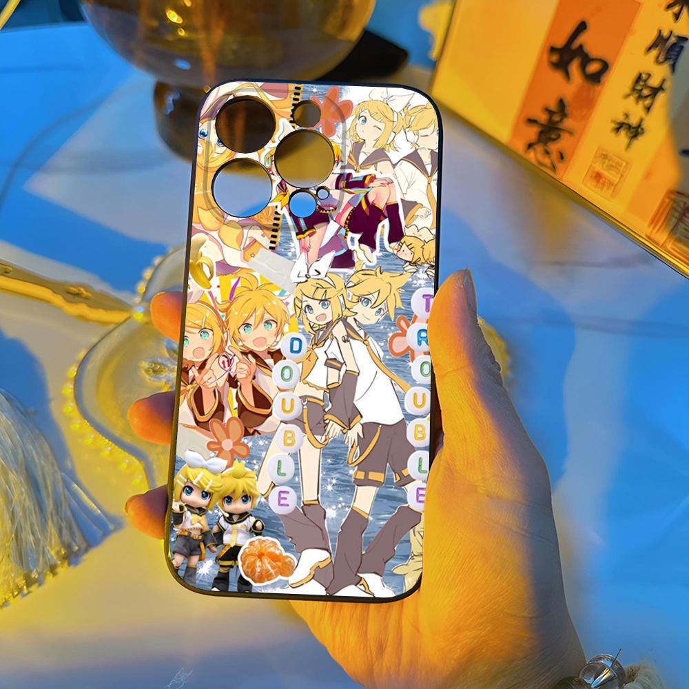 KagamineS Rin Len Phone Case Funda For Iphone 14 13 17 16 11 15ProMax 12 Pro Max Mini Xr Xs X 7 Plus Covers