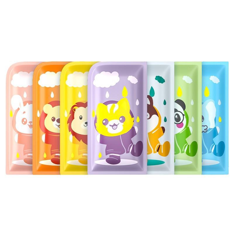 **Children's Cartoon Raincoat: Durable, Thickened, Transparent, Full-Body Jumpsuit for Elementary School**