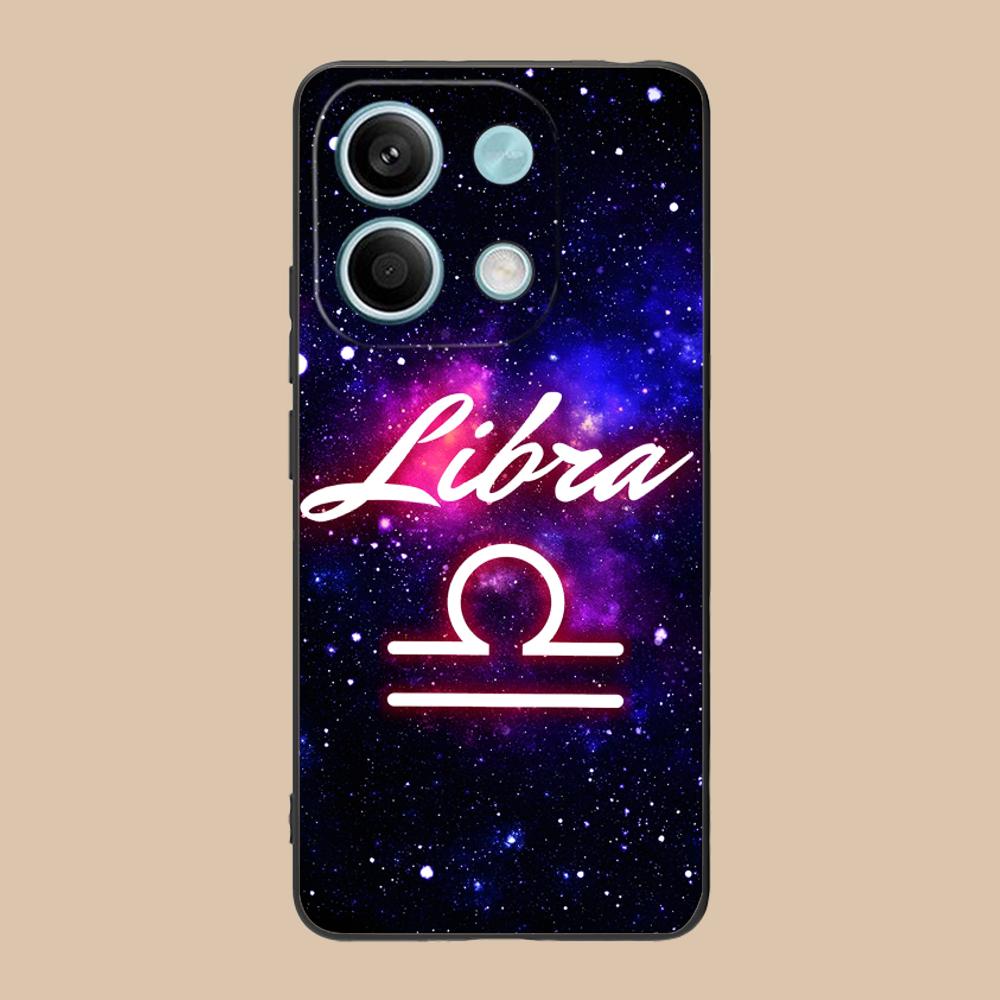 Zodiac Sign Libra Phone Case for POCO F8 F7 F6 F5 F4 F3 F2 Pro GT C75 C71 C65 C61 C40 Pro Ultra Soft TPU Shockproof Cover