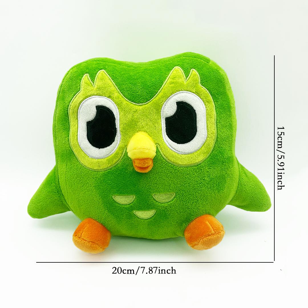 Treasuringu Nieuwe Groene Uil Pluche Speelgoed Kawaii Schattige Beer Knuffels Koel Paars Meisjes Knuffel Duobuff Kinder Verjaardagscadeau