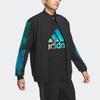 Adidas Zhang Daqian Collaboration Track Jacket Men Black White JF0793