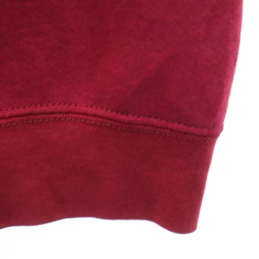 NIKE Old Long sleeve trainer Red series Brushed back of sweatshirt Men's Used