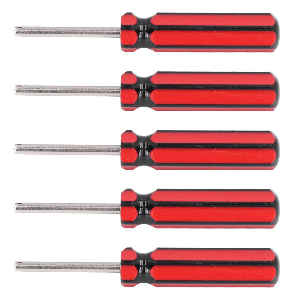 5Pcs Single Head Valve Core Remover Steel Car Truck Screwdriver for Motorcycles Bicycles