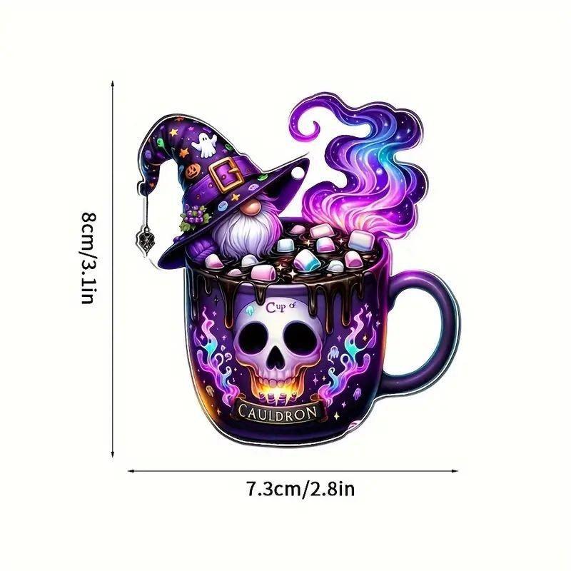 New Halloween Skull Candy Car Interior Pendant Fitted with Pendant Key Accessory Car Pendant