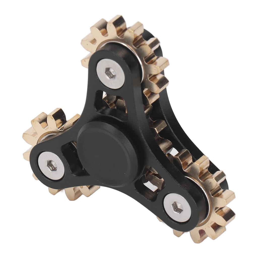 4 Gears   Bearing Toy Stress Reducer Anxiety Game Brass   Bearing Toy for Kids Adult